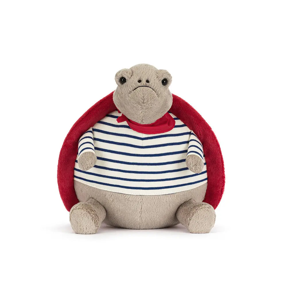 Romantische outfit van pluchen Jellycat Timmy Turtle