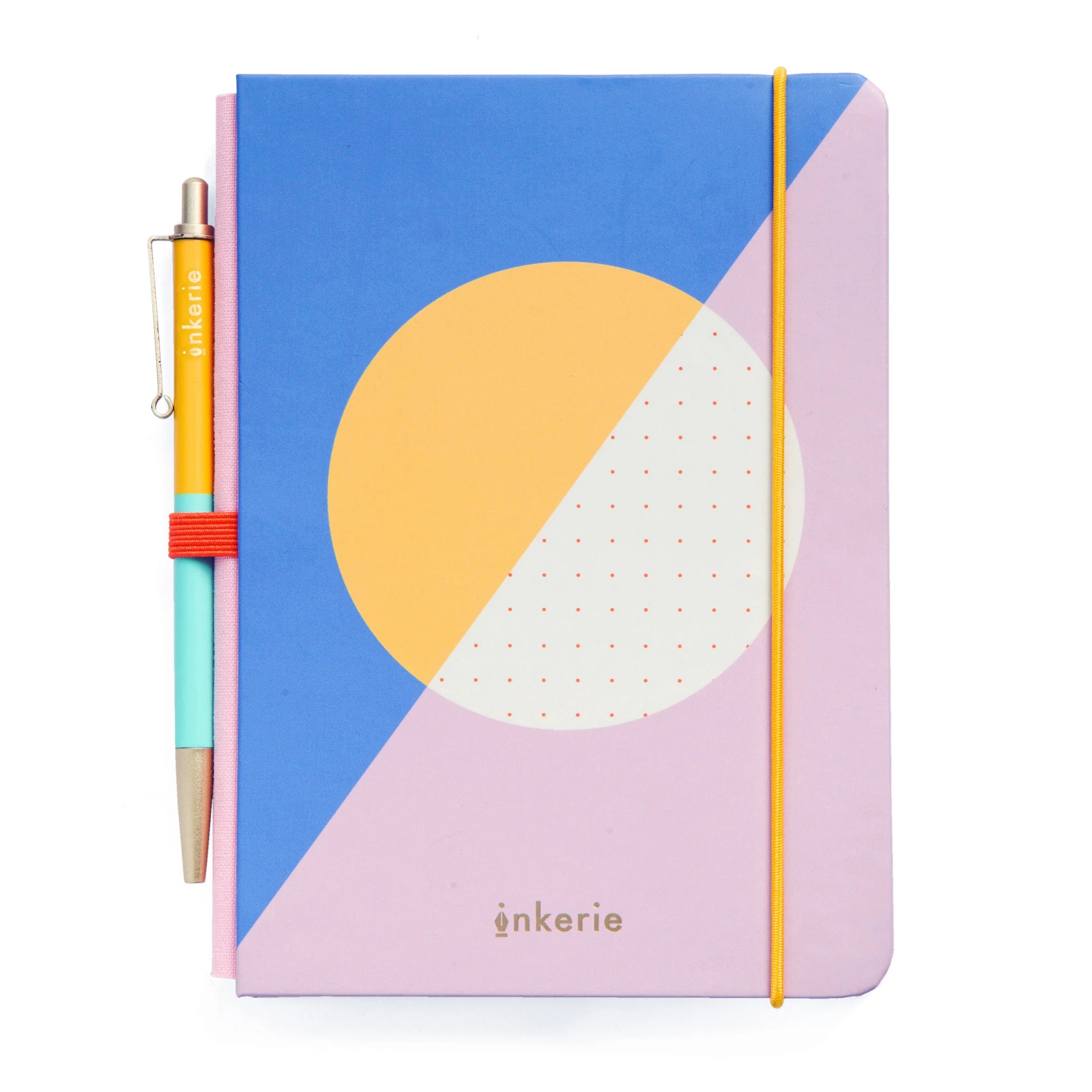 Inkerie Mini Dot-Stitch Notebook with Pen