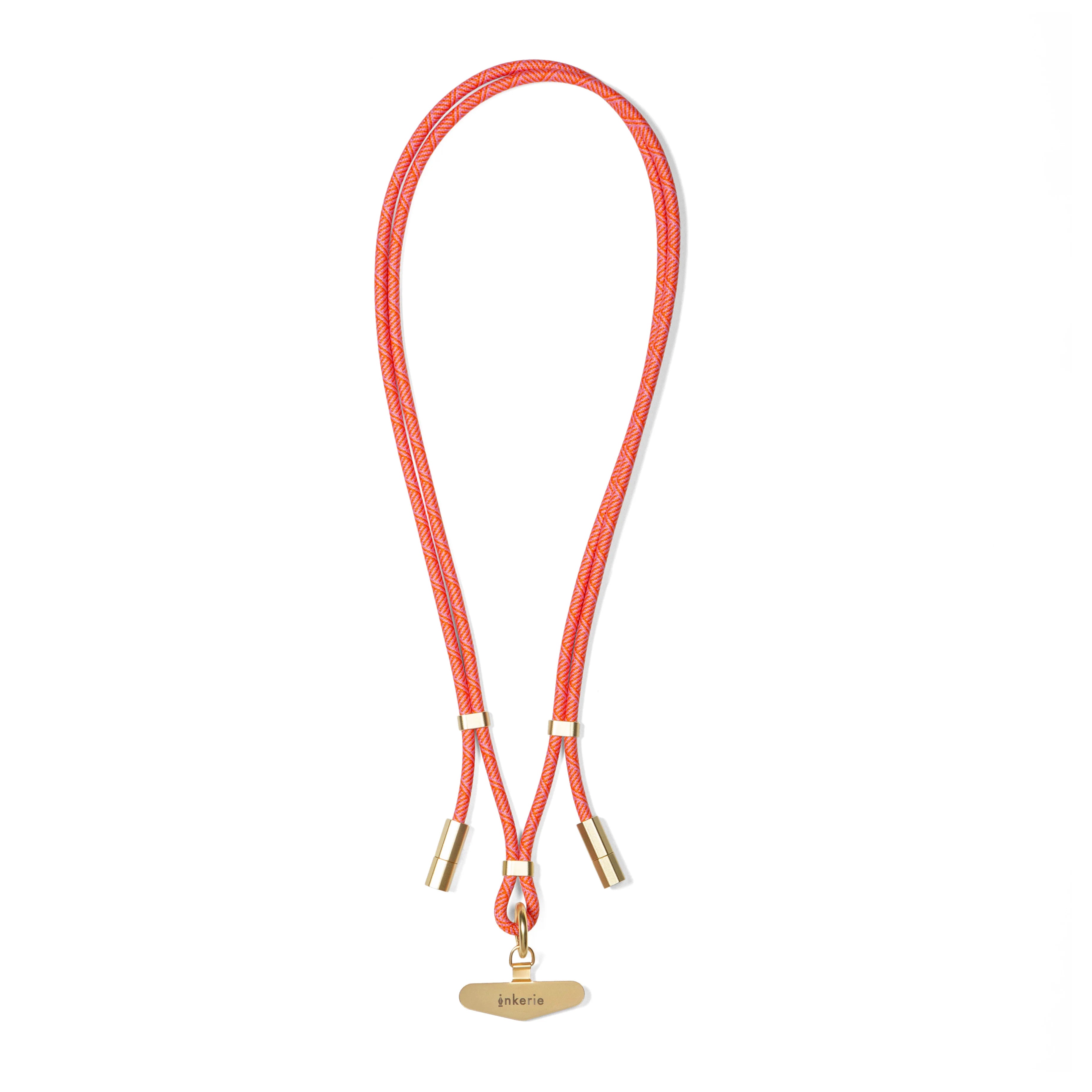 Charge and Carry Cell Phone Lanyard - Pink