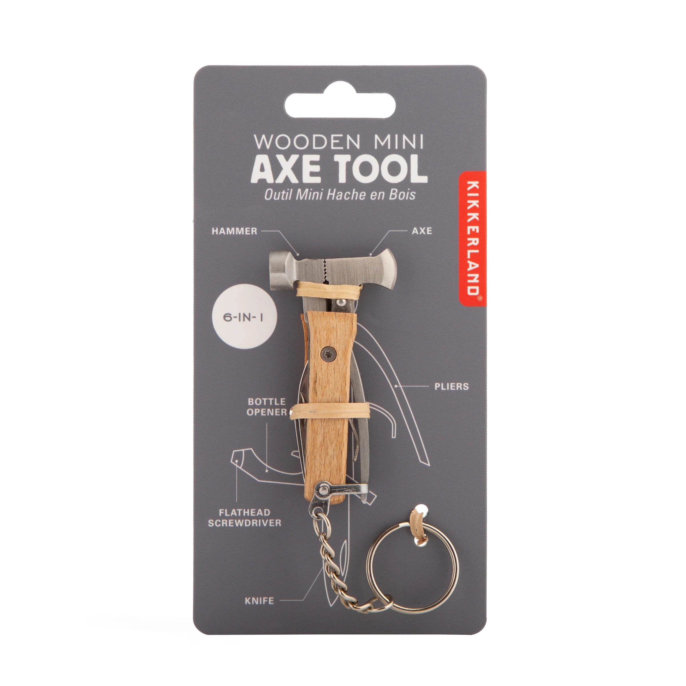 Mini-hache en bois Multi-outils