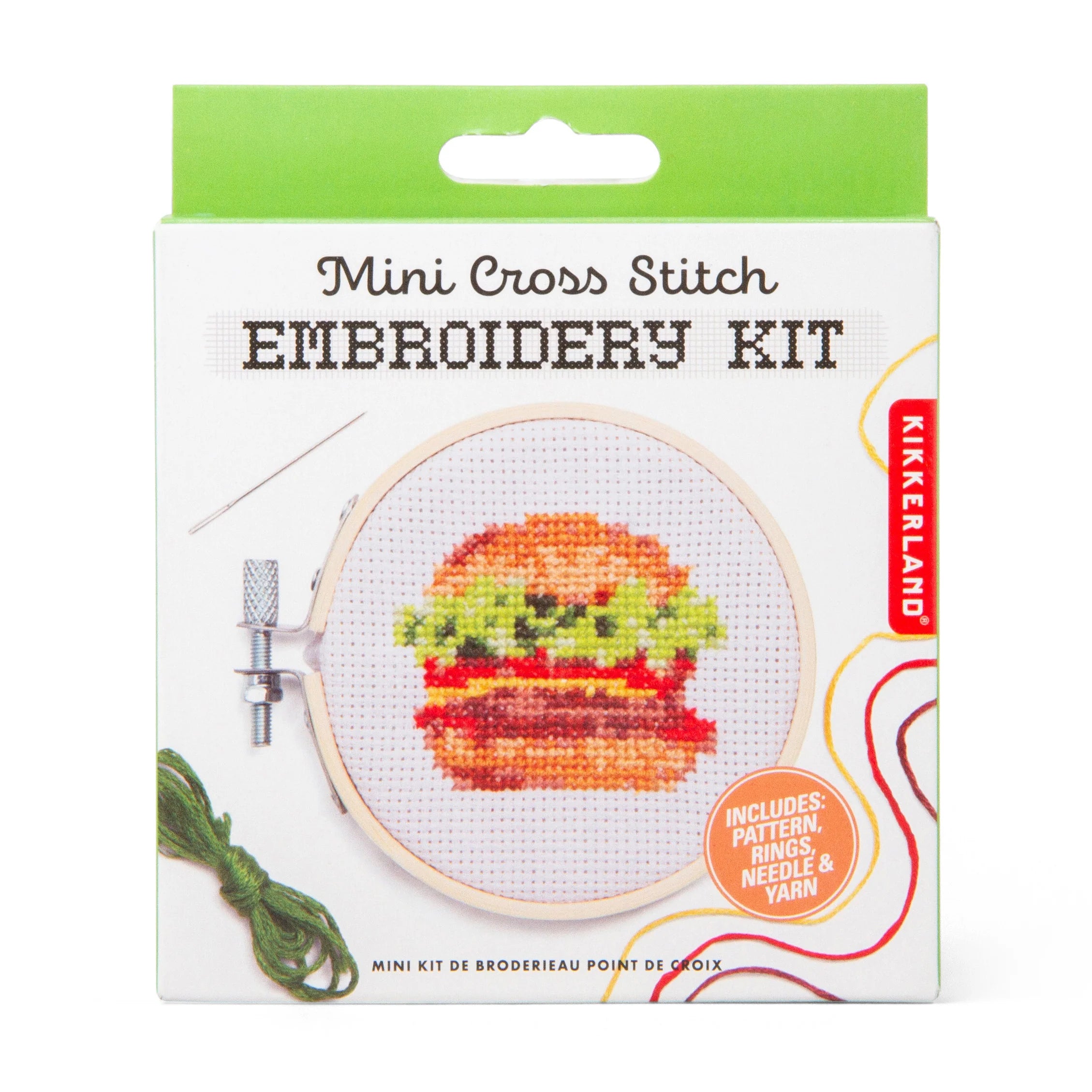 Kit de Broderie Mini Cross - Burger