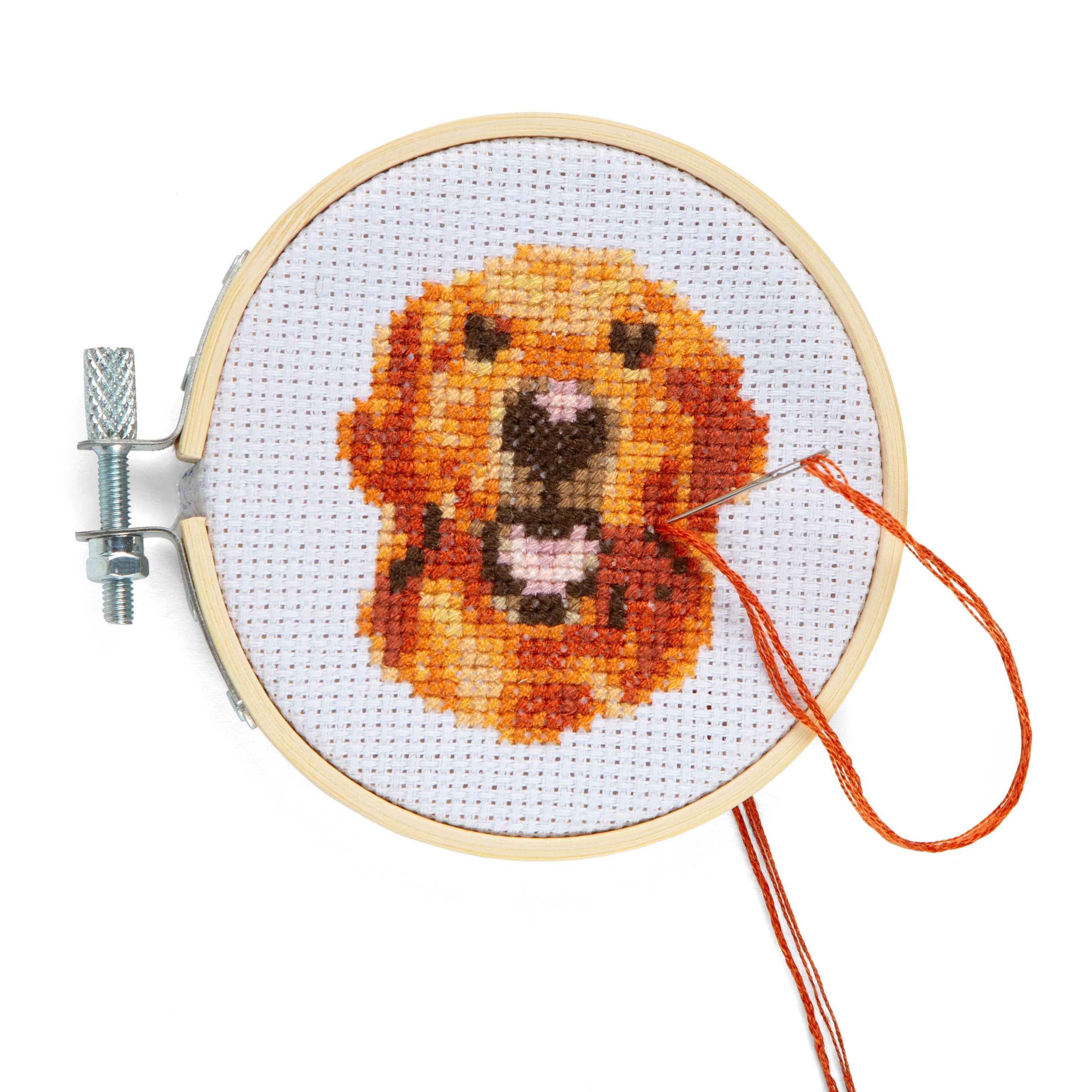Kit de Broderie Mini Cross - Chien