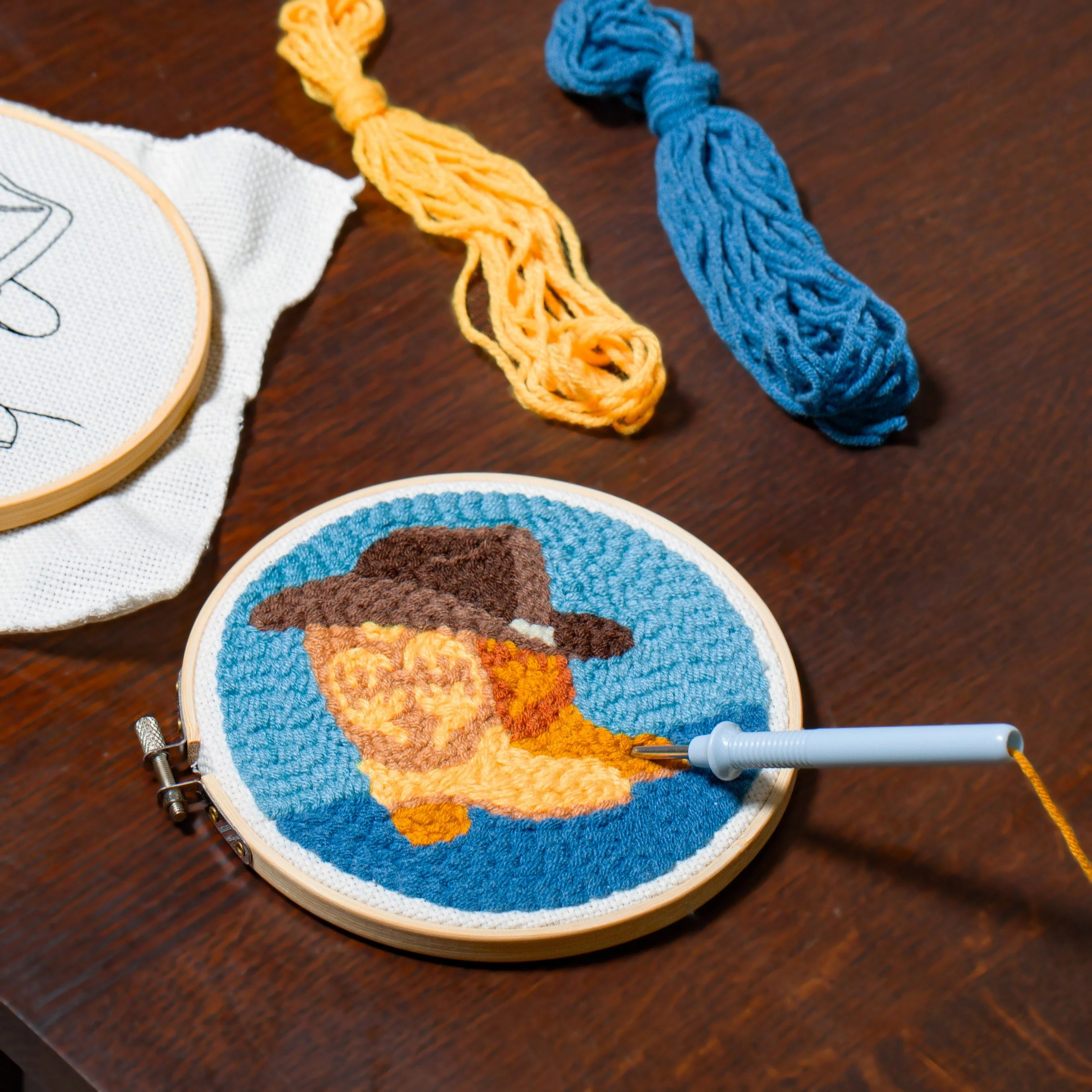 Kit de Broderie Punch Needle - Western