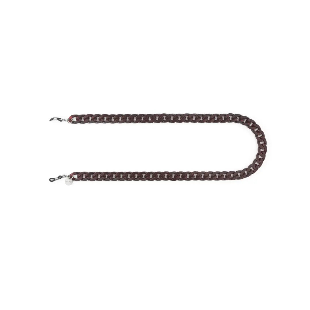Chaine de Lunettes Brooks Burgundy
