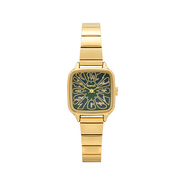 Montre Kate Flower Trak Gold Green