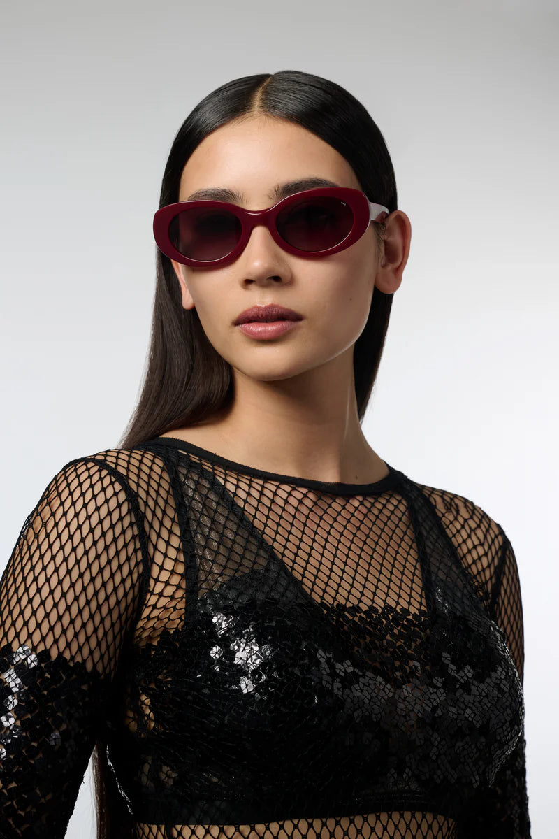 Alice Burgundy Sunglasses