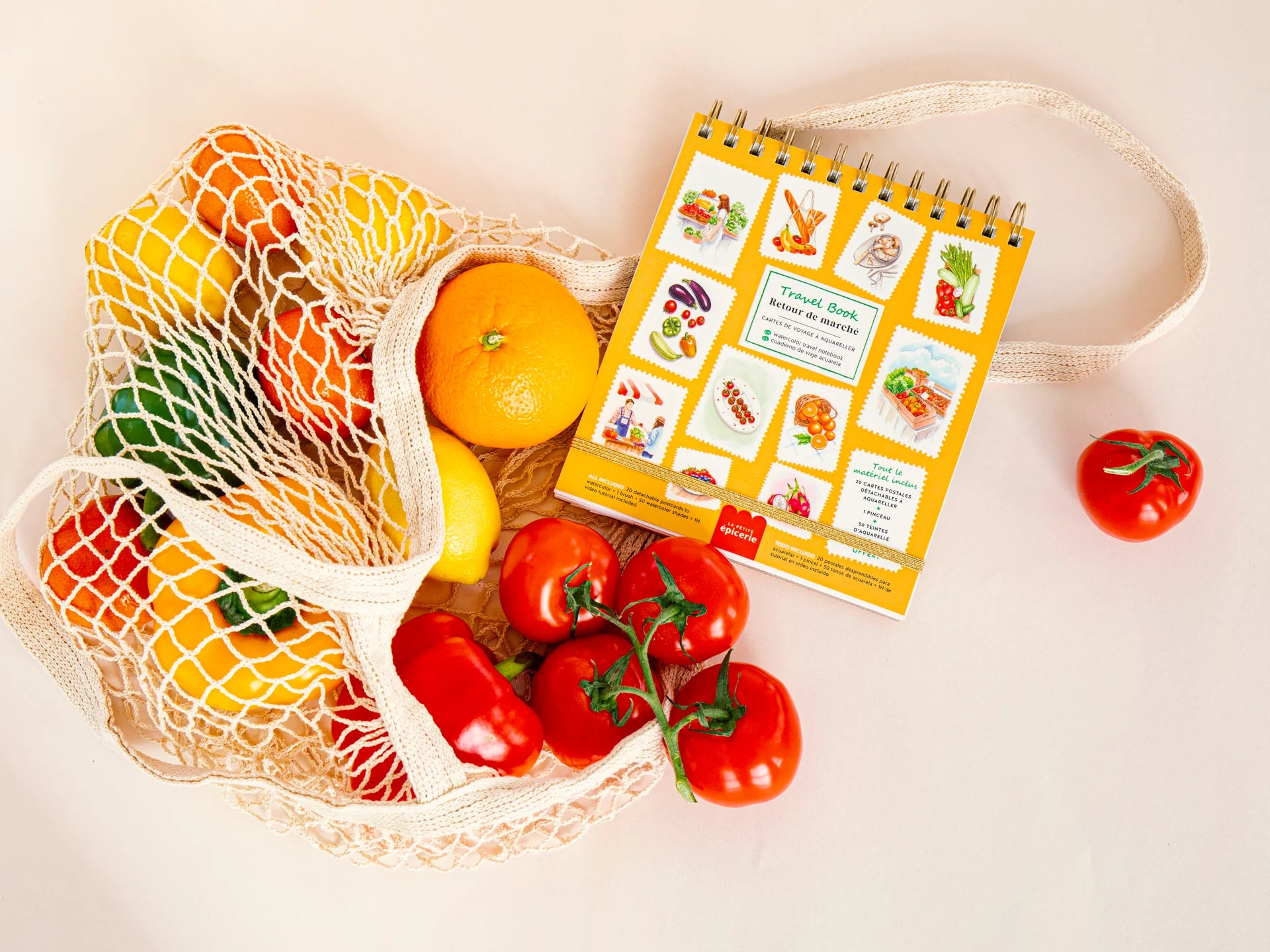 Aquarelboek - Reisboek - Terug van de Markt