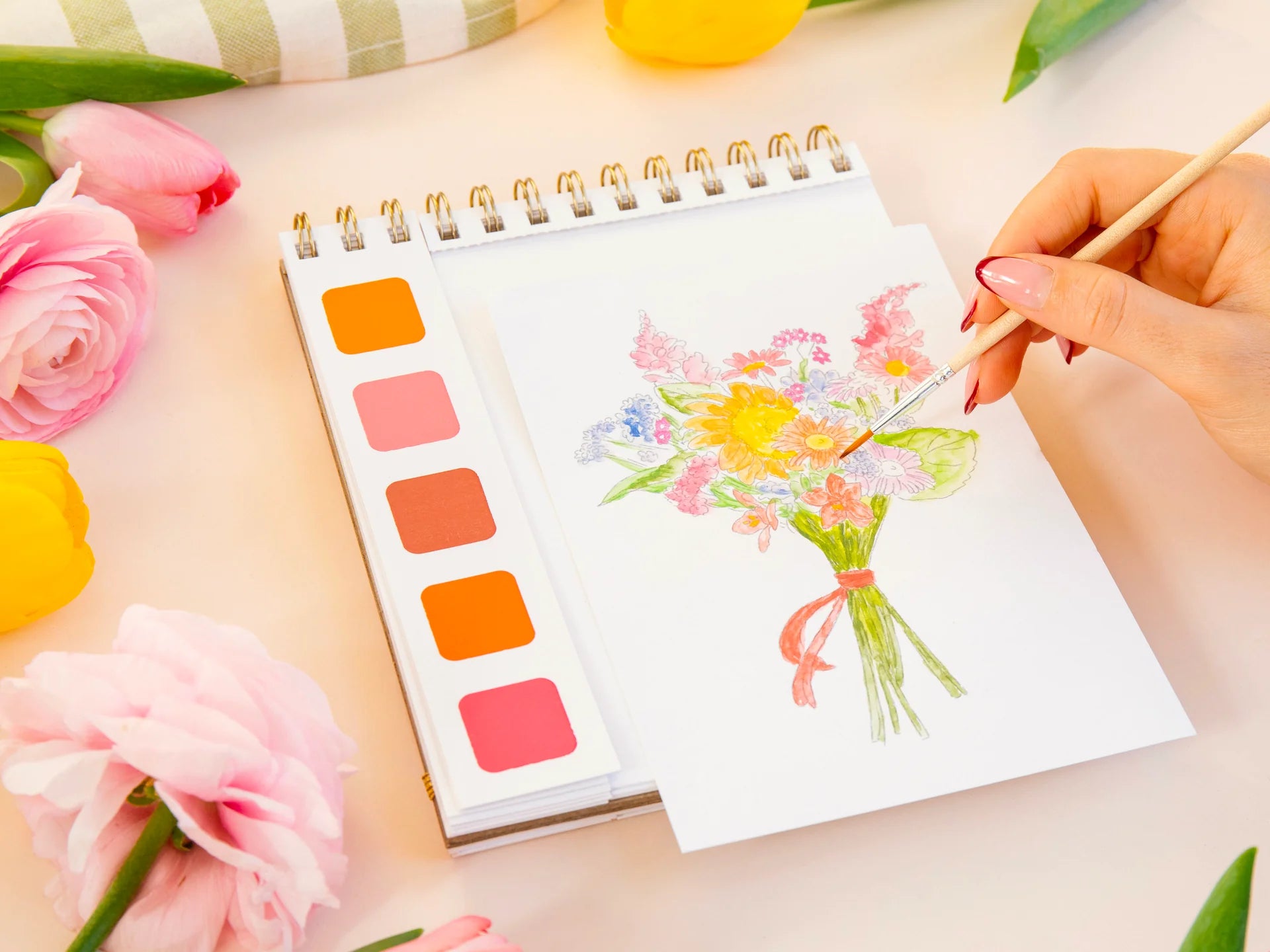 Aquarelblok - Reisdagboek - Secret Garden