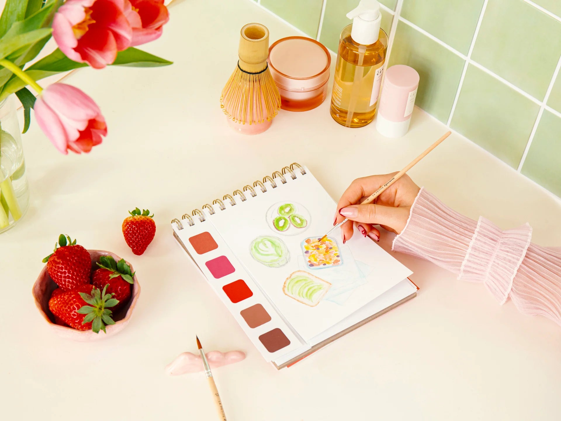 Aquarelblok - Reisdagboek - Zelfzorg