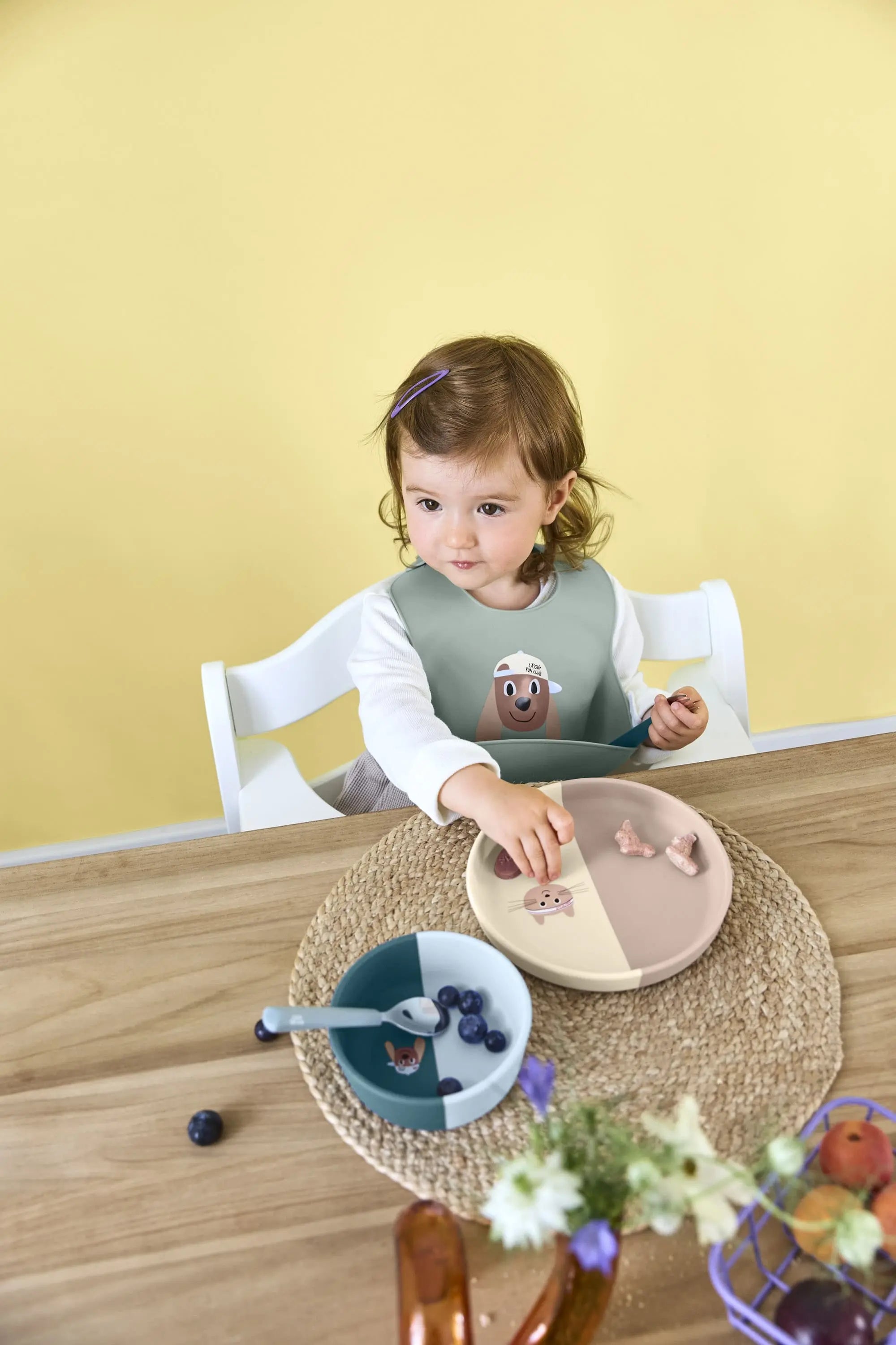 Kleine Team Dog Slabbetjes met Zakje (Verpakking van 2)