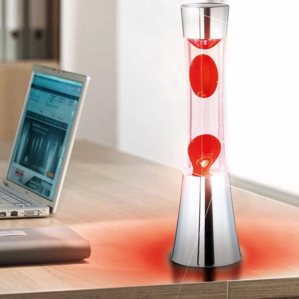 Lava Lamp - Chrome Red