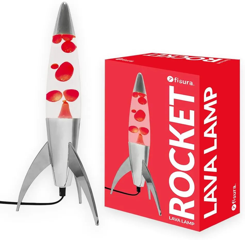 Lava Lamp - Rocket Red