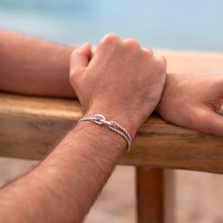 Bracelet Union - 22mm - Napflio Marine Blanc