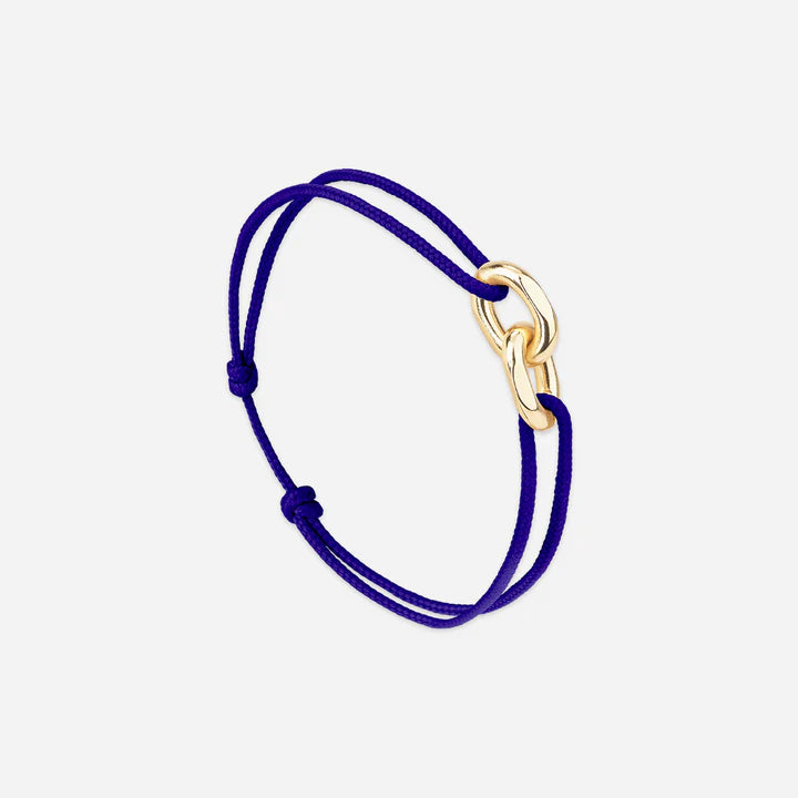 Bracelet Union Plaqué Or - Edimbourg - Bleu