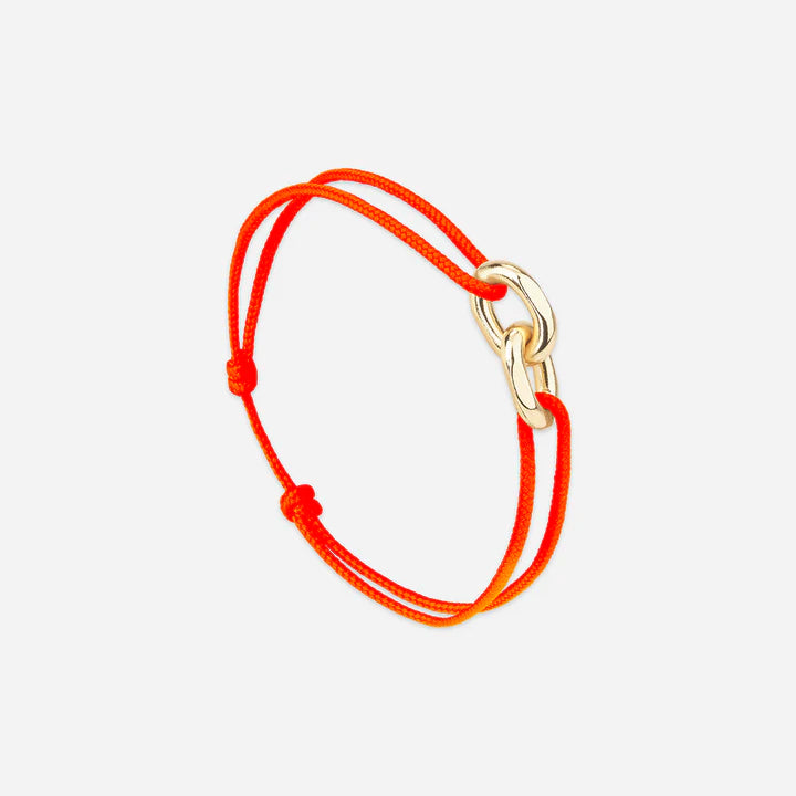 Bracelet Union Plaqué Or - Naples - Orange