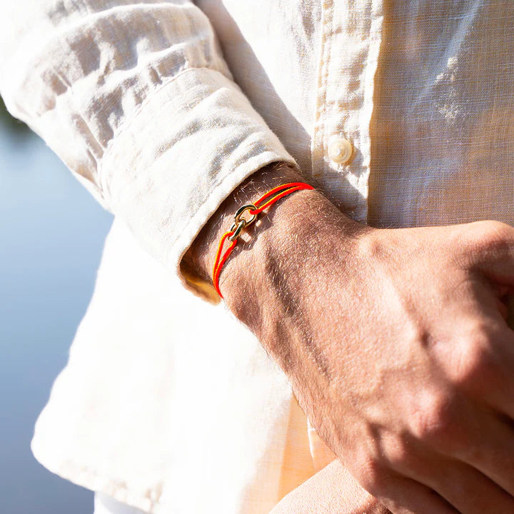 Bracelet Union Plaqué Or - Naples - Orange