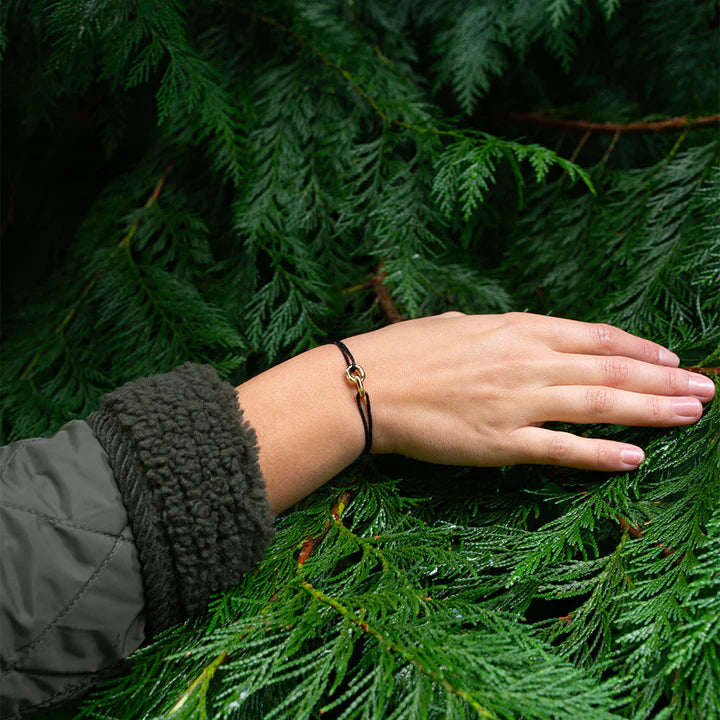 Bracelet Union Plaqué Or - Perast - Noir