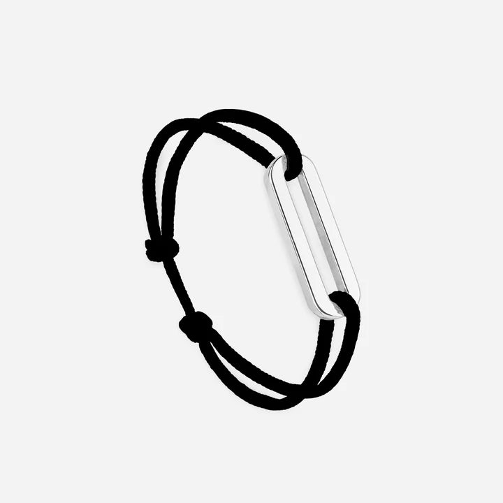 Bracelet Maillon Plat 30 mm - Timon - Noir