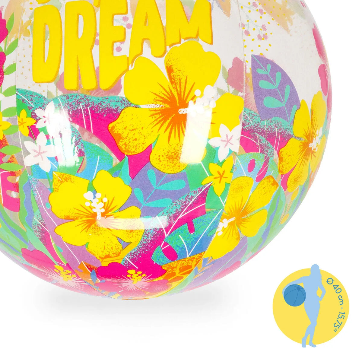Opblaasbare Strandbal Tropicana Dream - Glitter Beachbal