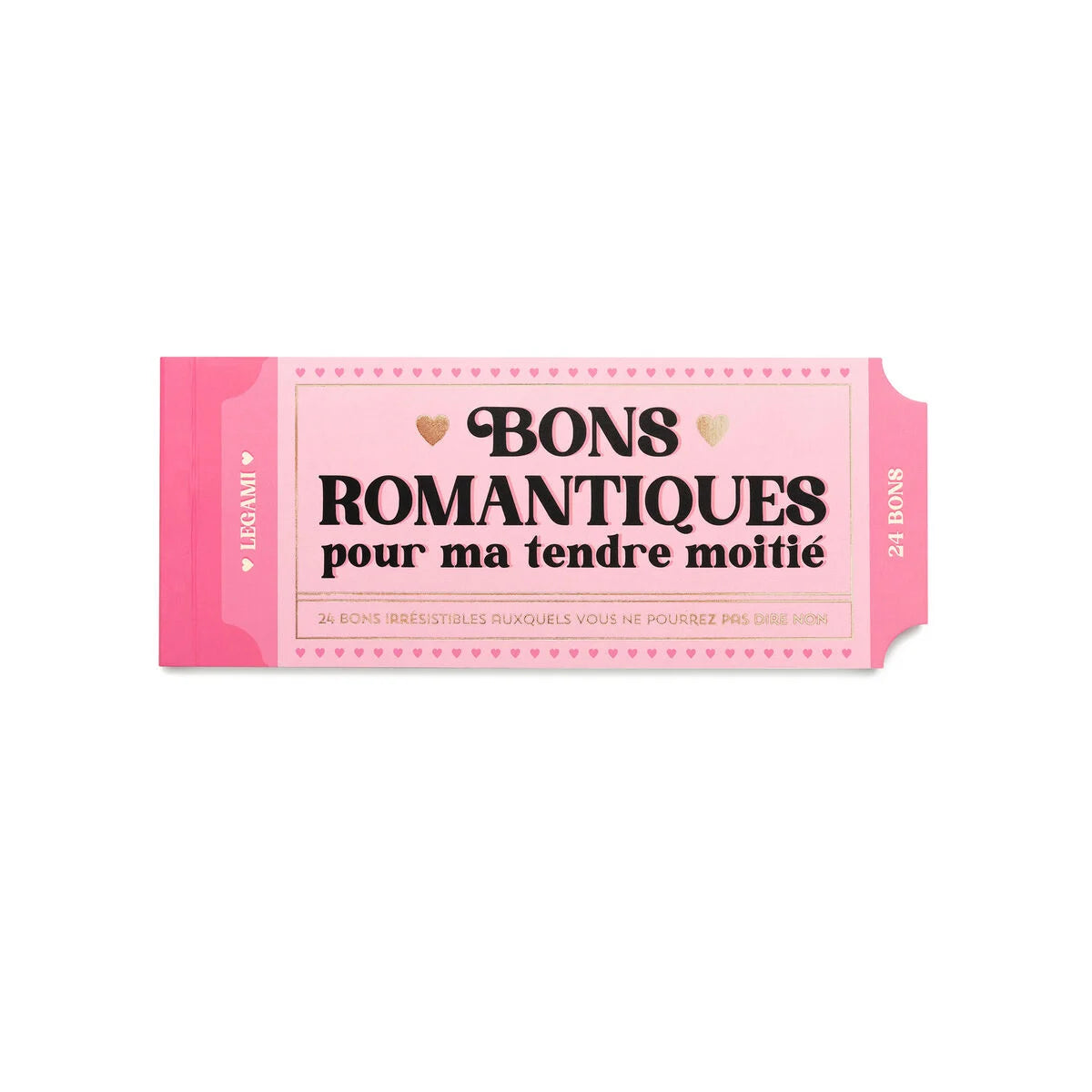 Carnet de 24 Bons Romantiques - Français - Gift Vouchers