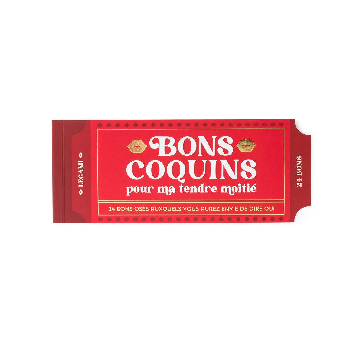 Carnet de 24 Bons Coquins - Français - Gift Vouchers
