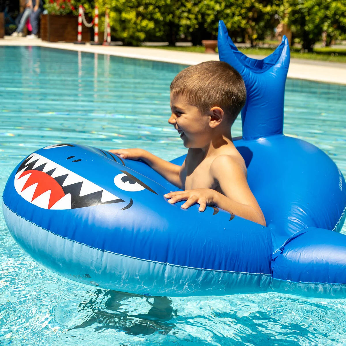 Opblaasbare Zwemband Kindermaat voor het Zwembad - Haai - Pool Ring