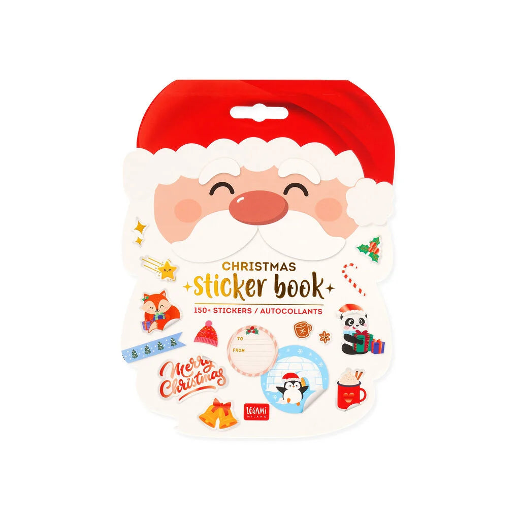 Kerststickerboek