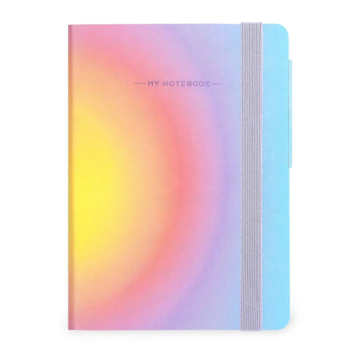 Blank Pages Notebook with Plain Soft Cover - Aura - My Notebook Small