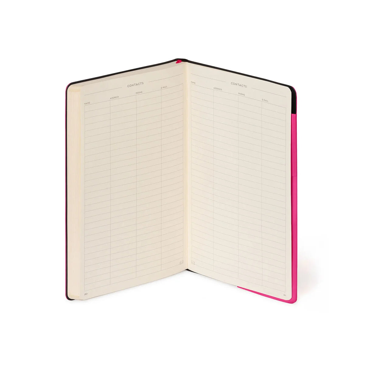 Lined Notebook with Plain Soft Cover - Raspberry - My Notebook Medium