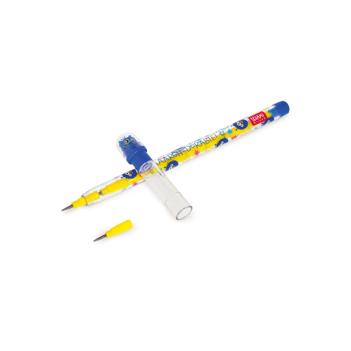 Crayon Empilable avec Gomme - Monster