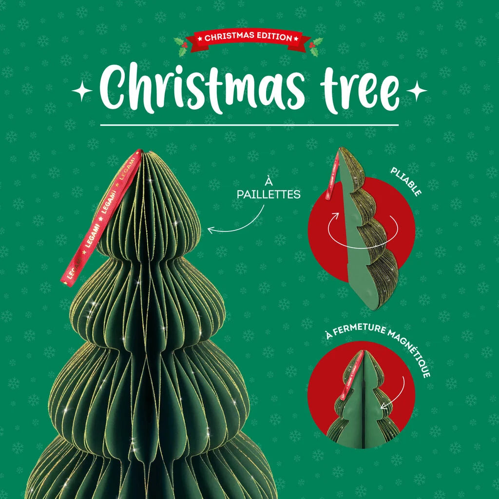 Kerstdecoratie in honingraatpatroon - Kerstboom