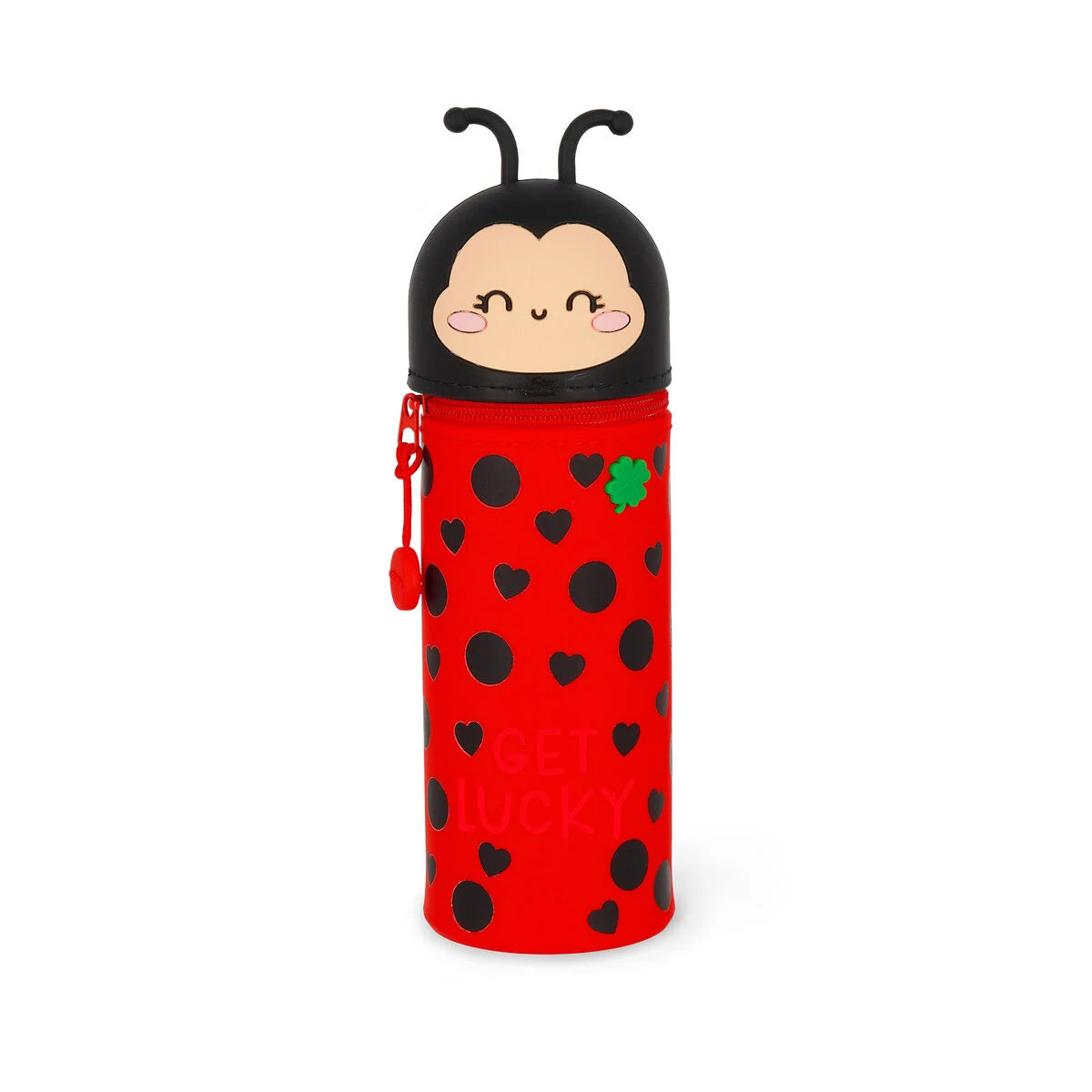 Trousse 2 en 1 en Silicone Ladybug « Get Lucky»