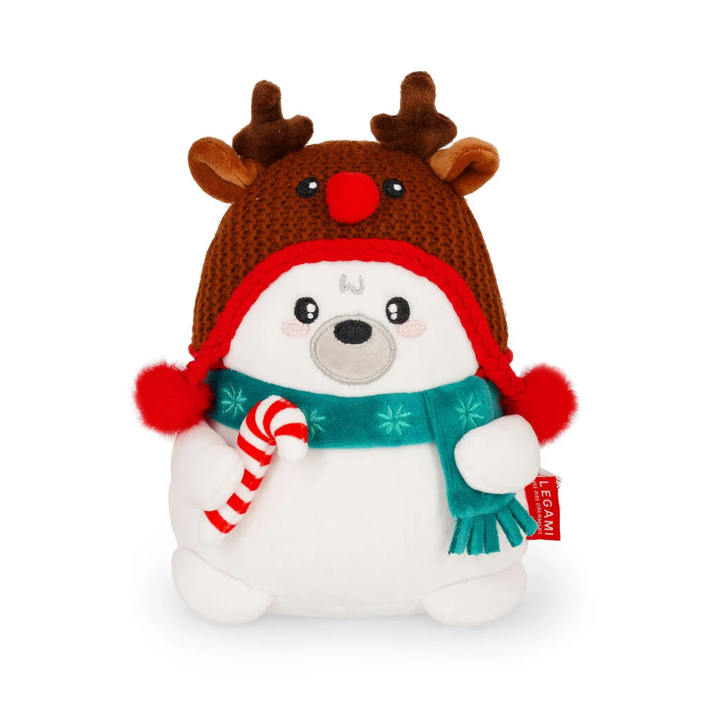 Kerstknuffel ijsbeer - Mini Super Zacht!