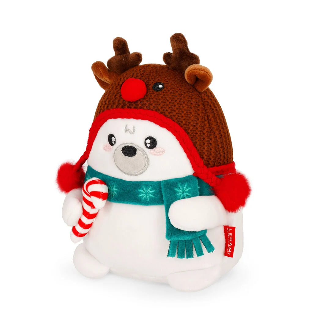 Kerstknuffel ijsbeer - Mini Super Zacht!