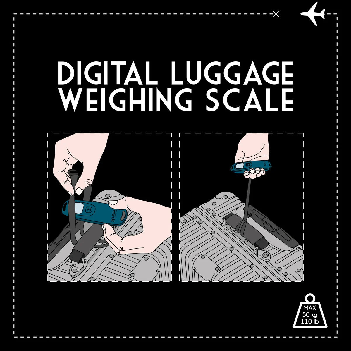 Digital Luggage Weighing Scale