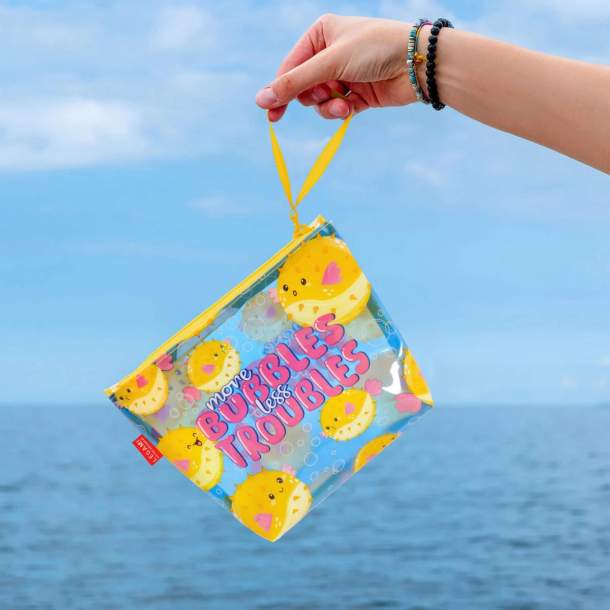 Opblaasbare Strandtas Kogelvis - Beach Pouch