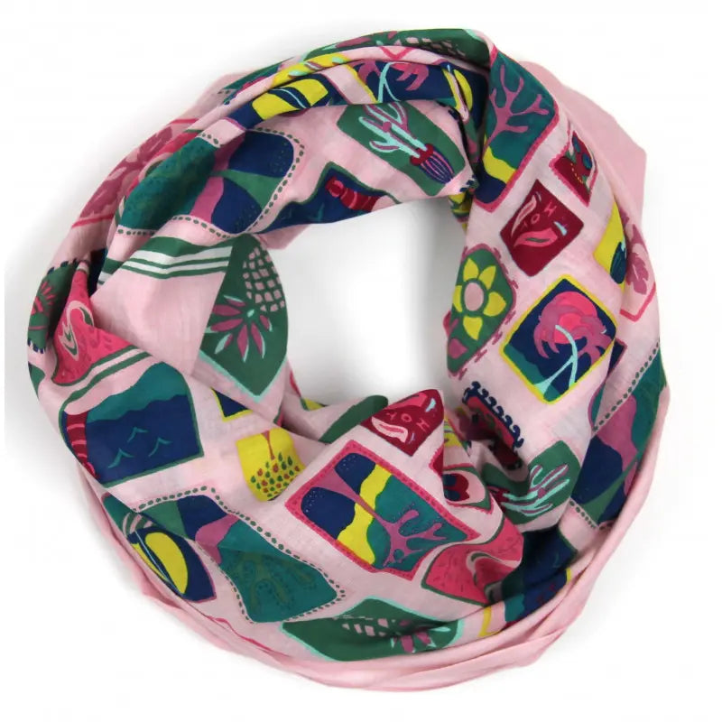 Holidays Green Cotton Square