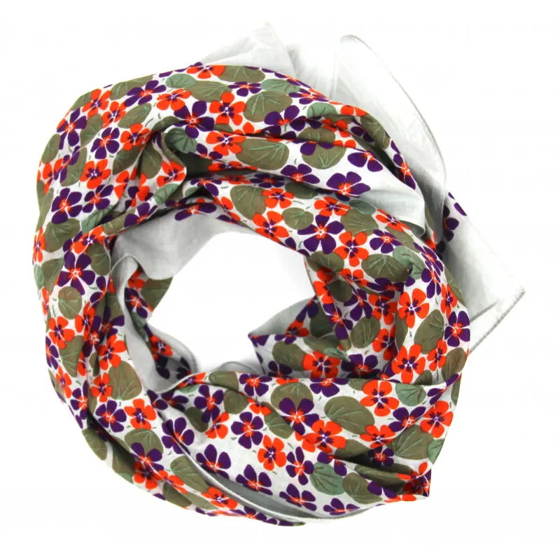 Ondine Plum Cotton Square