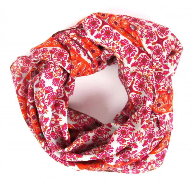 Tangier Fuchsia Cotton Square 