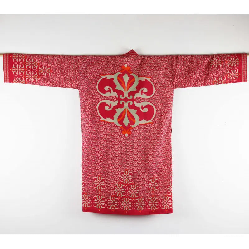 Voluta Red Long Kimono