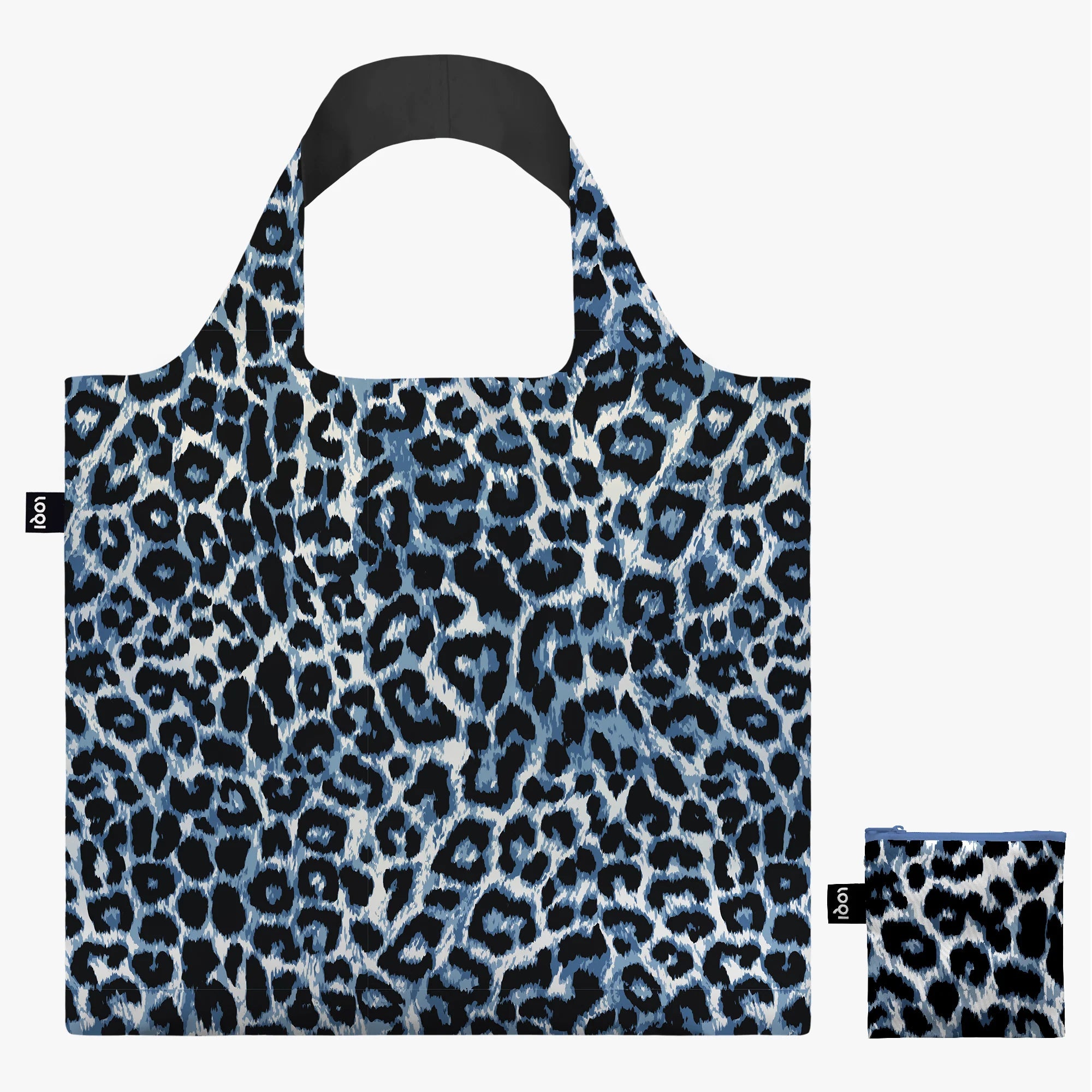 Recycled Leopard Shopping Bag - Twilight