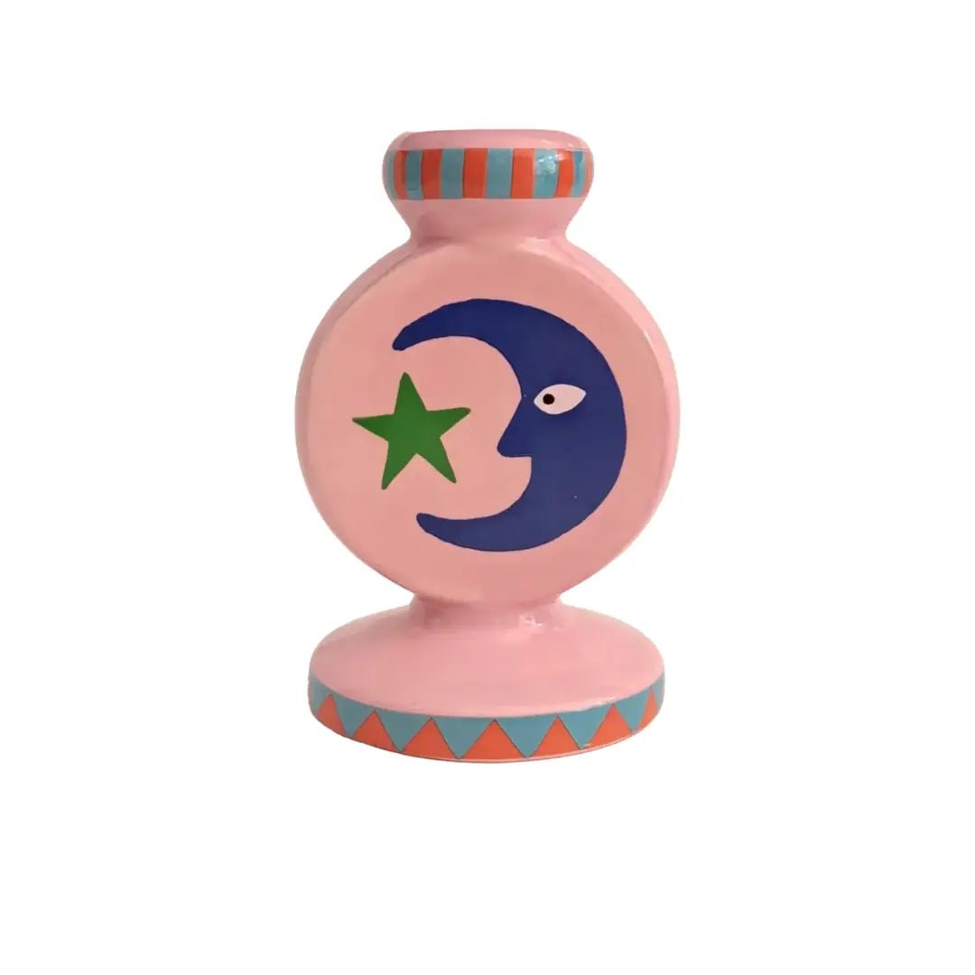 Loteria La Luna pillar candlestick