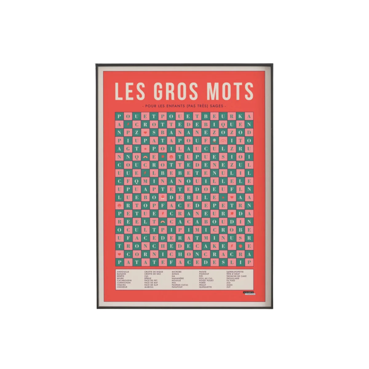 Affiche - Les Gros Mots - 50x70cm