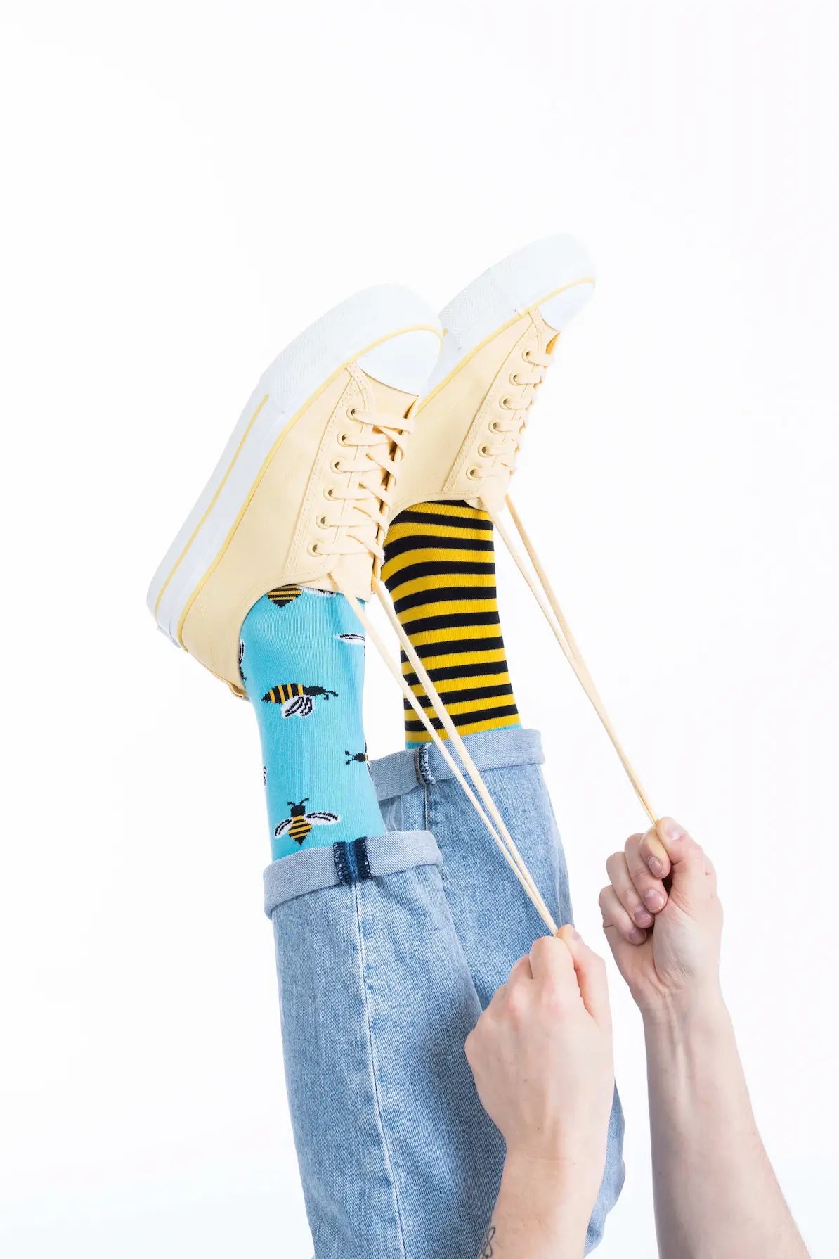 Chaussettes Hautes Dépareillées - Bee