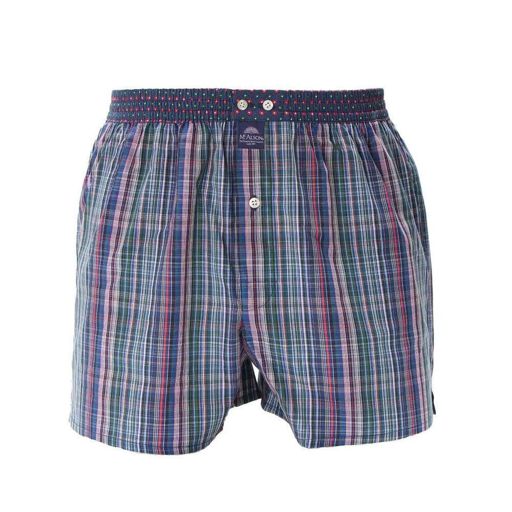 M5217 Boxer Shorts - Multicolored Checks