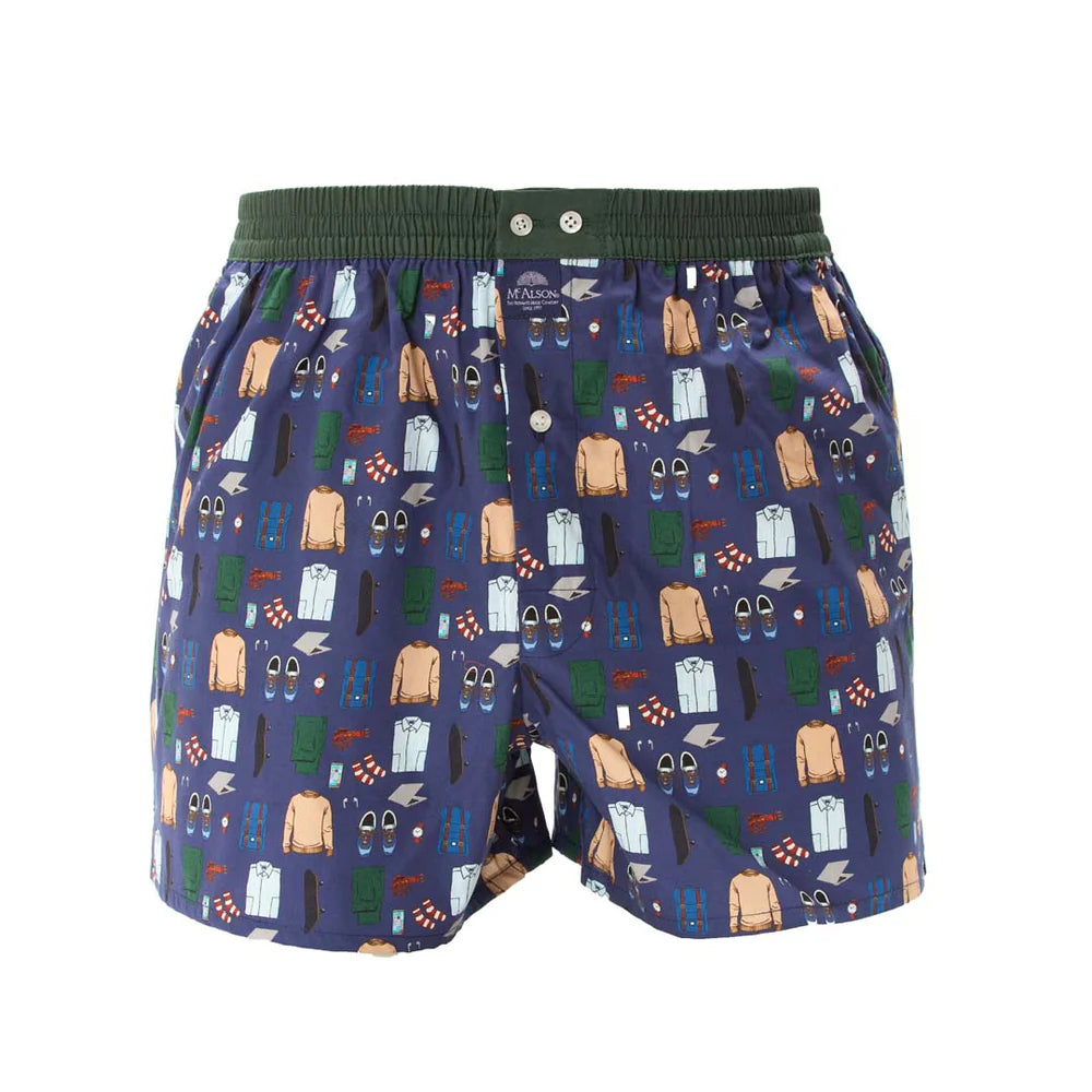 M5256 Boxer Shorts - Navy Essentials