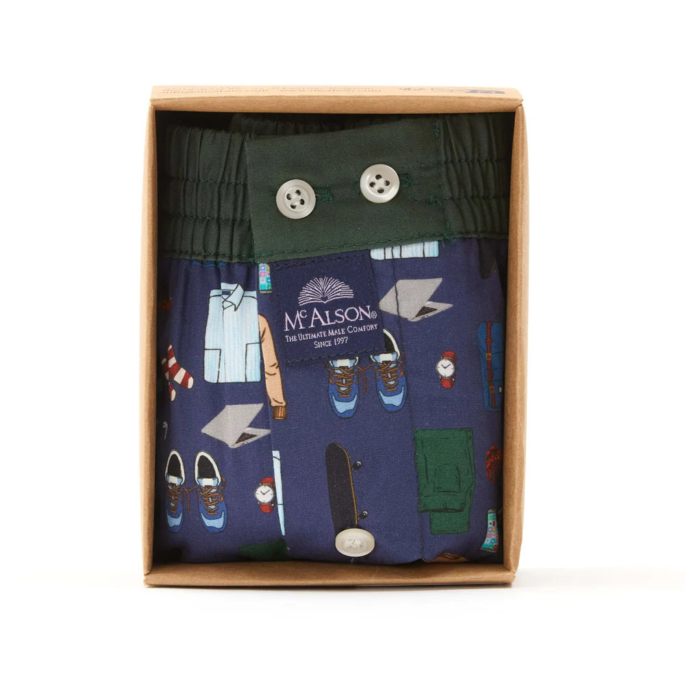 M5256 Boxer Shorts - Navy Essentials