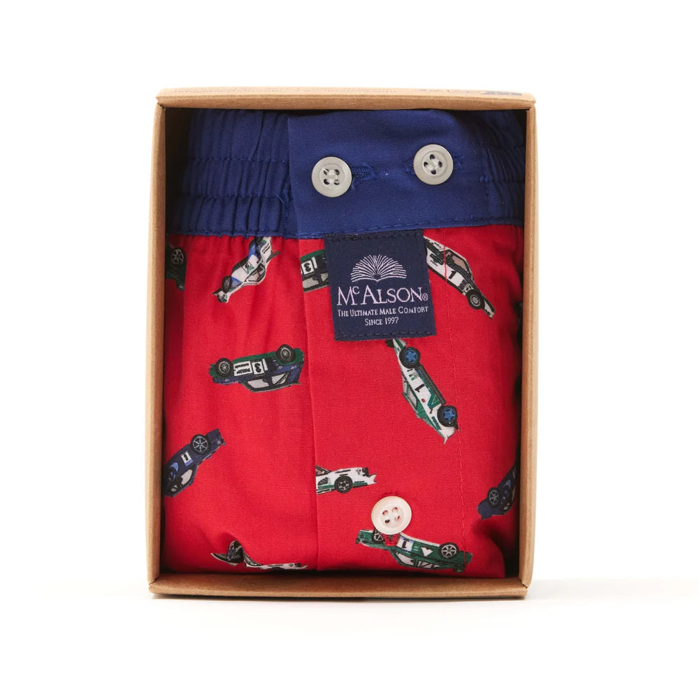 M5255 Boxer Shorts - Race Car Red