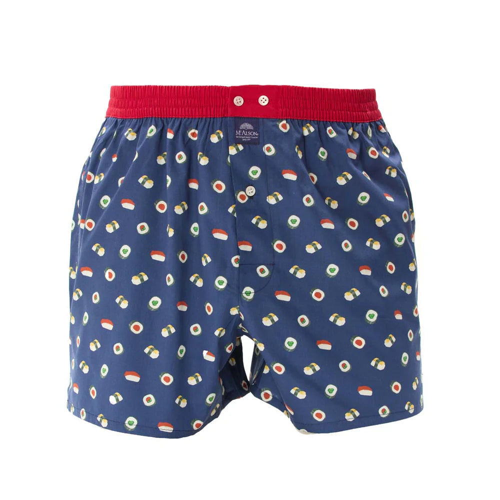 M5237 Boxer Shorts - Navy Sushi