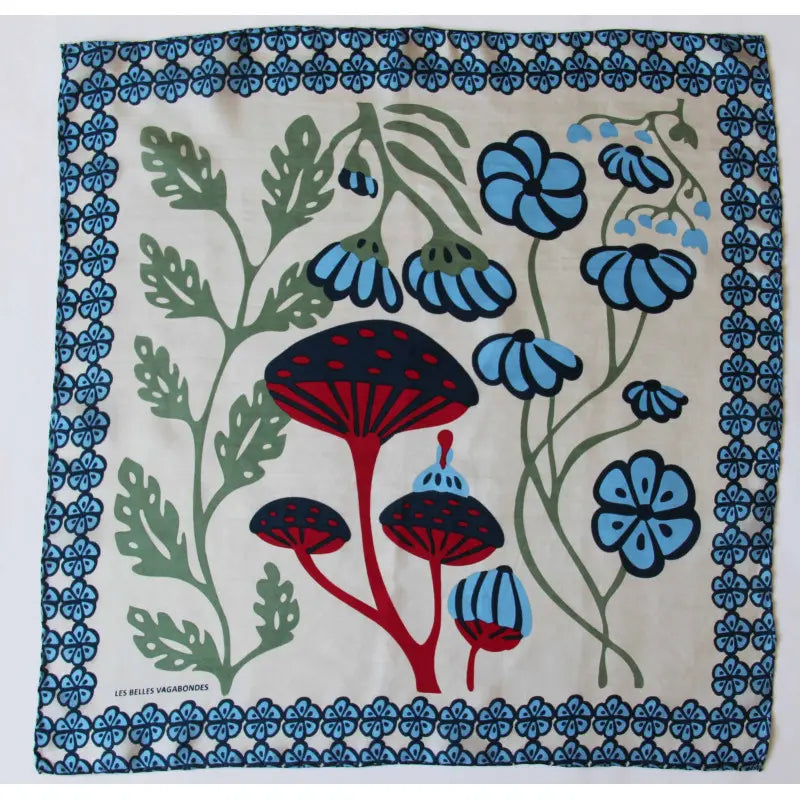 Mini Foulard Alice Bleu Blue